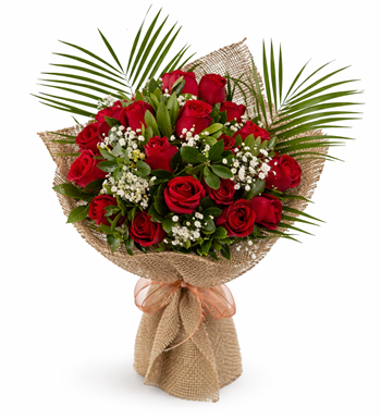 kırmızı gül buketi, premium gül, romantik buket, özel gün