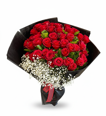 50 kırmızı gül, gül aranjmanı, aynı gün teslimat çanakkale